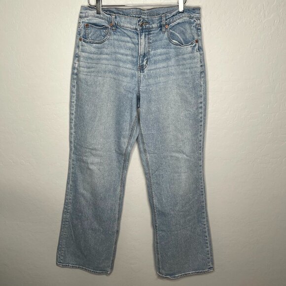 American Eagle Stretch 90's Light Bootcut Jeans Size 16 Long #74 - Picture 1 of 8